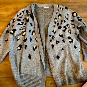 Leopard print sweater from Maurices